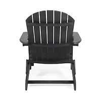 Streamdale Furniture Rustic Adirondack Chair Acacia Wood, Foldable, Traditional Slats