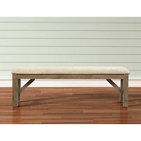 Simplie Fun Wood Fabric Upholstered Dining Bench