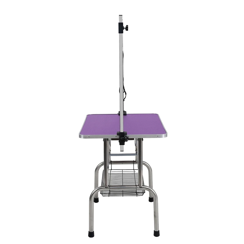 Safe and Stable Pet Grooming Table with Convenient Storage and Accessories