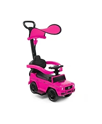 3-In-1 Kids Ride on Mercedes Benz G350 Push Car with Canopy