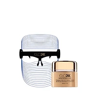 GLO24K 7 Color Led Beauty Mask + 24k Timeless Anti-Aging Cream.