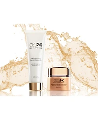 GLO24K Exfoliating Facial Cleanser & Day Cream