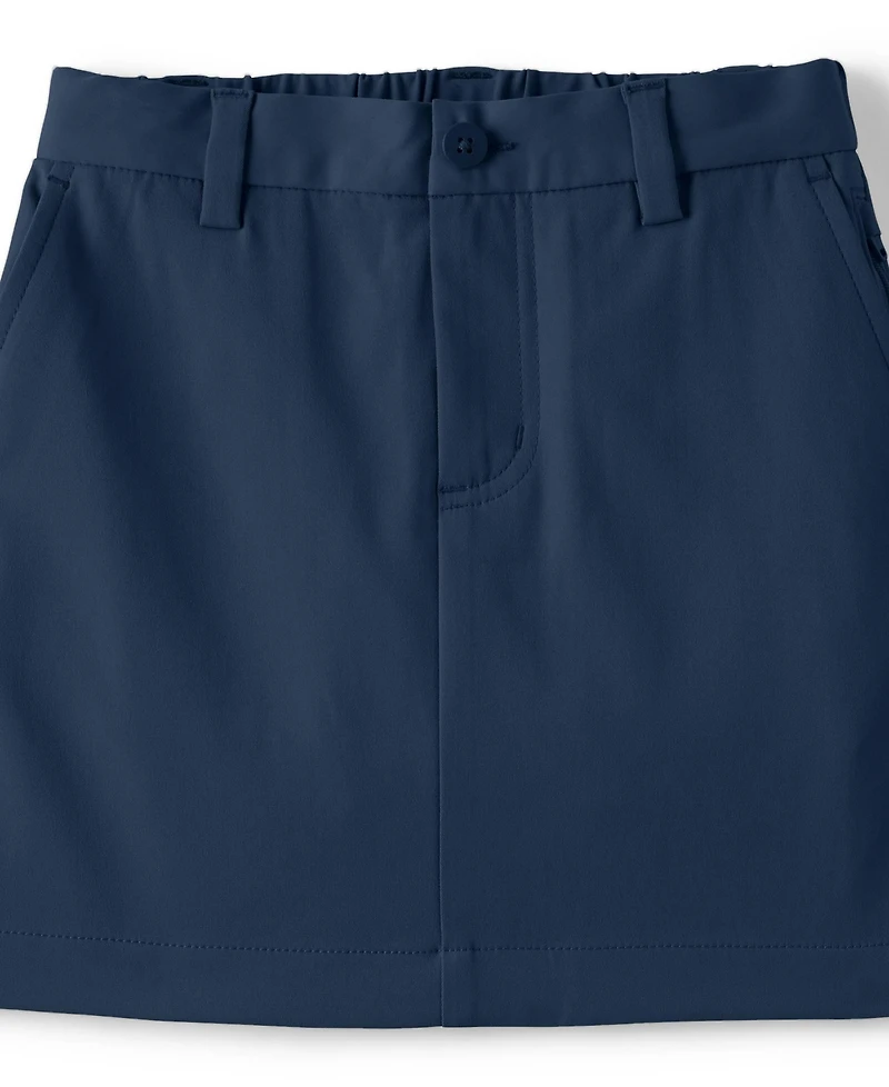 Lands' End Big Girls Active Performance Chino Skort Top of the Knee