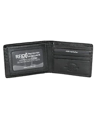 Club Rochelier Men's Slimfold Wallet with Removable Id
