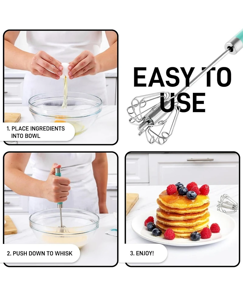 Stainless Steel Egg Beater Whisk Mixer