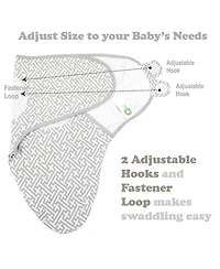 Bublo Baby Swaddle,3-Pack Newborn Swaddle Sleep Sack Sleeping Sack, Easy Adjustable Blanket Wrap