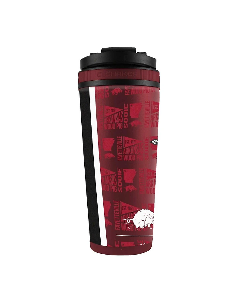 Ice Shaker WinCraft Arkansas Razorbacks 26oz. 4D Stainless Steel Bottle