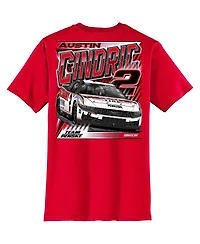 Team Penske Men's Red Austin Cindric Car T-Shirt