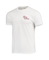 Image One Men's White Arizona Wildcats Mascot Bandana T-Shirt