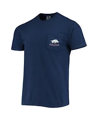 Image One Men's Navy Arkansas Razorbacks Campus Americana T-Shirt