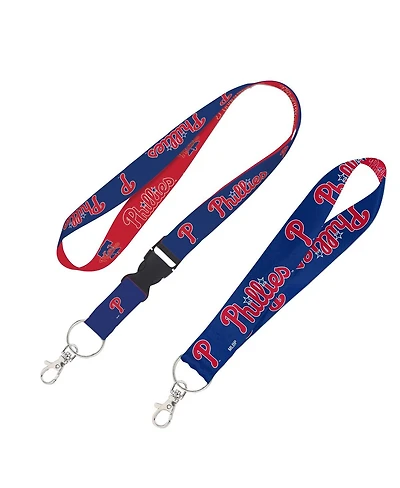 Wincraft Philadelphia Phillies 2-Pack Lanyard with Detachable Buckle Key Strap Set