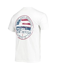 Image One Men's White Arizona State Sun Devils Campus Americana T-Shirt