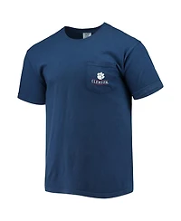 Image One Men's Navy Clemson Tigers Campus Americana T-Shirt