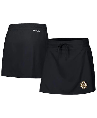 Columbia Women's Black Boston Bruins Lakewood Pines Omni-Wick Skort