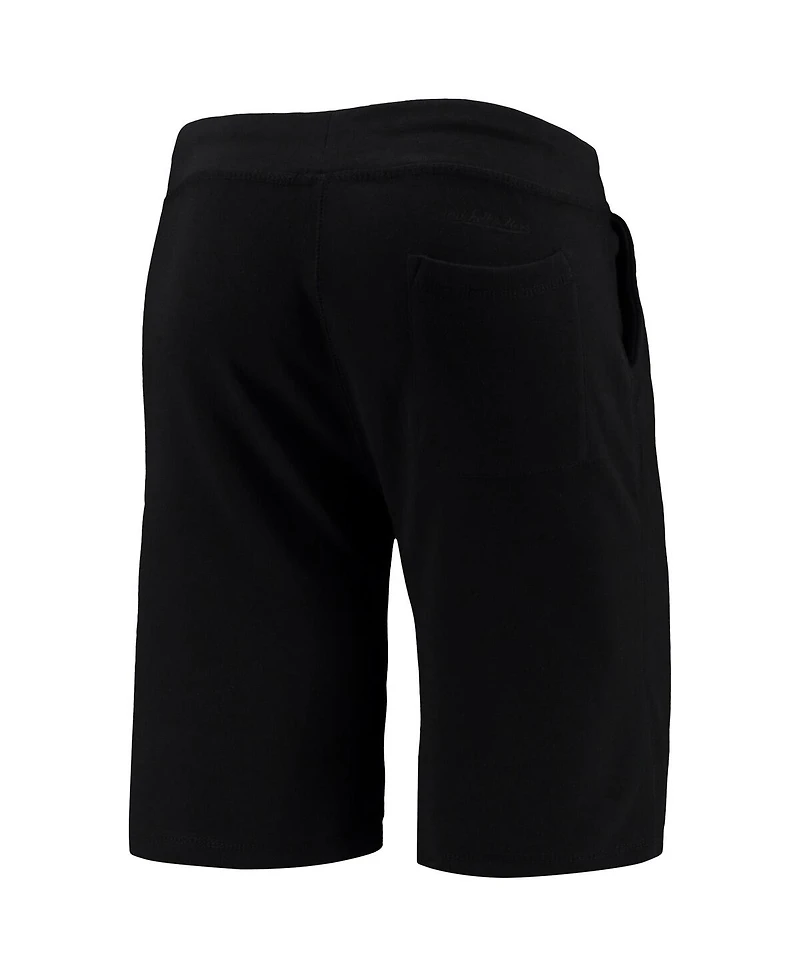 Mitchell & Ness Men's Chicago Fire All Black Fleece Shorts