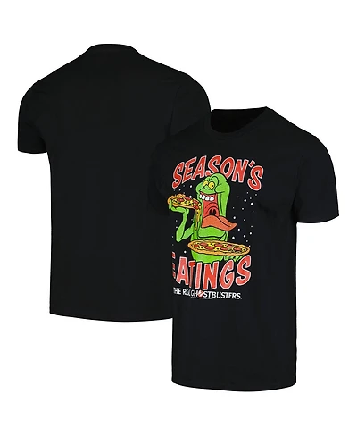 American Classics Men's and Women's Black the Real Ghostbusters Seasons Eatings T-Shirt