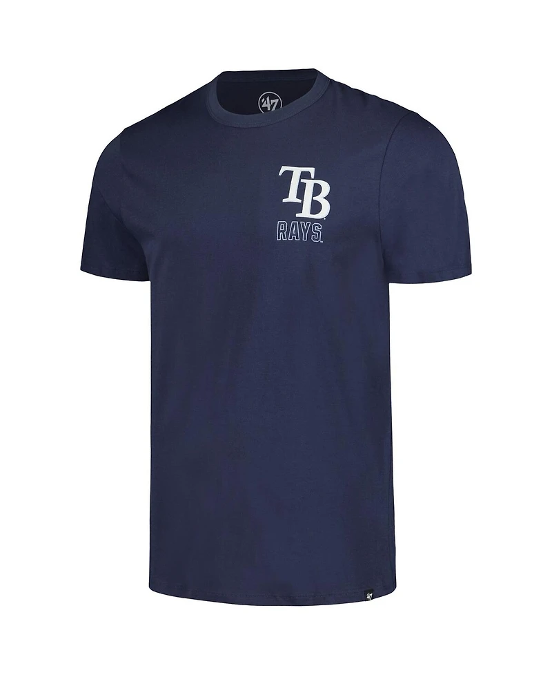'47 Brand Men's Navy Tampa Bay Rays Hang Back Franklin T-Shirt