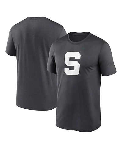 Nike Men's Anthracite Michigan State Spartans Primetime Legend Alternate Logo T-Shirt