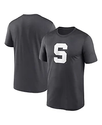 Nike Men's Anthracite Michigan State Spartans Primetime Legend Alternate Logo T-Shirt