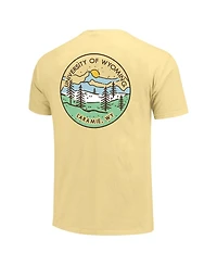 Image One Men's and Women's Gold Wyoming Cowboys Scenic Comfort Colors T-Shirt