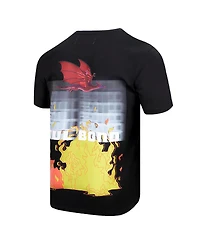Freeze Max Men's Black Rick And Morty Year of the Dragon Soul Bond T-Shirt