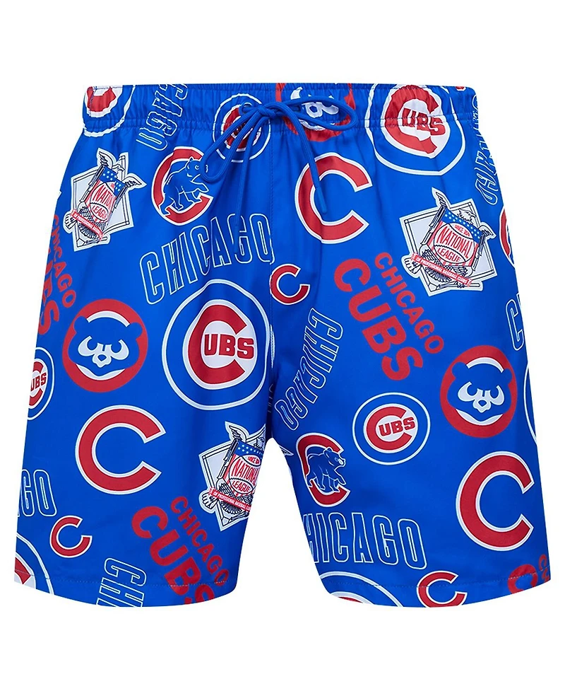 Pro Standard Men's Royal Chicago Cubs Toss Logo Woven Shorts