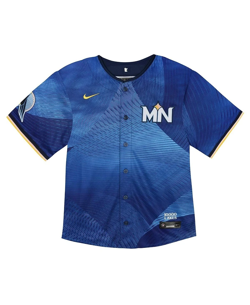 Nike Baby Boys and Girls Navy Minnesota Twins 2024 City Connect Limited Jersey