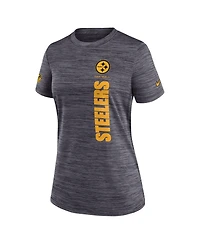 Nike Women's Charcoal Pittsburgh Steelers Velocity Performance T-Shirt