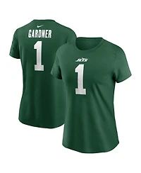 Nike Women's Ahmad Sauce Gardner Legacy Green New York Jets Name Number T-Shirt