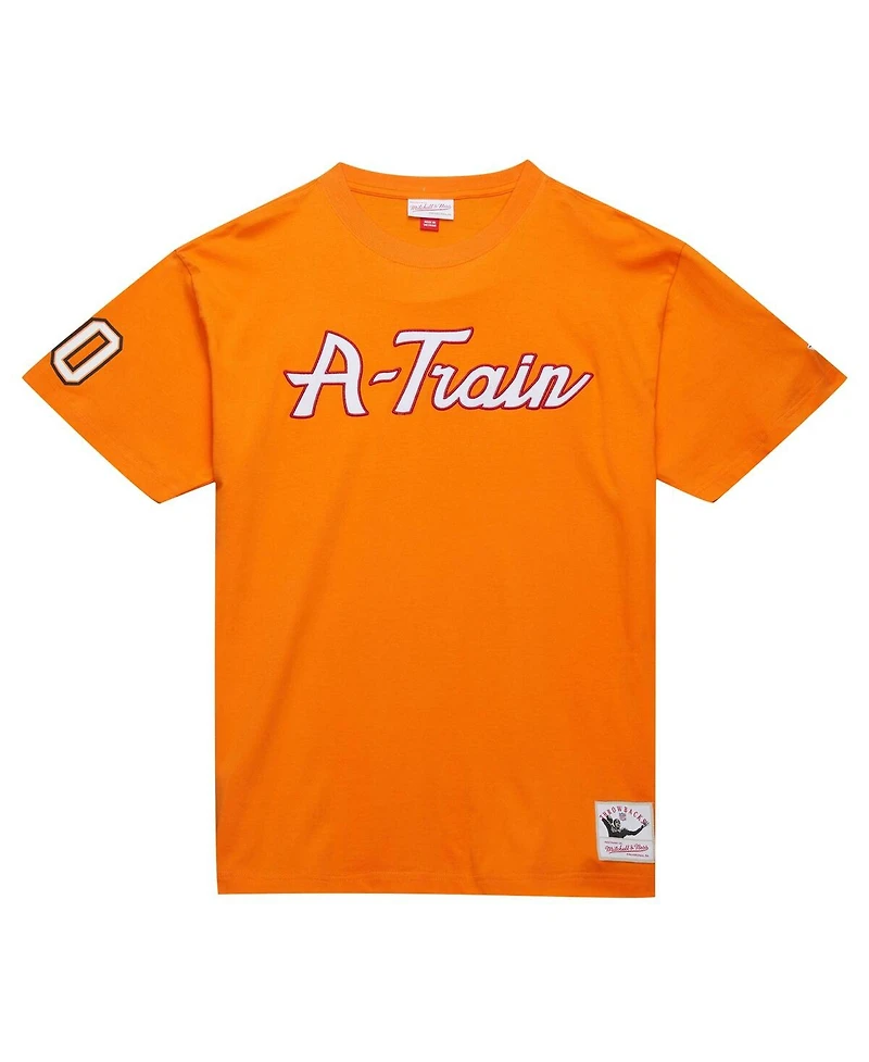 Mitchell & Ness Men's Mike Alstott Orange Tampa Bay Buccaneers Retired Player Nickname T-Shirt