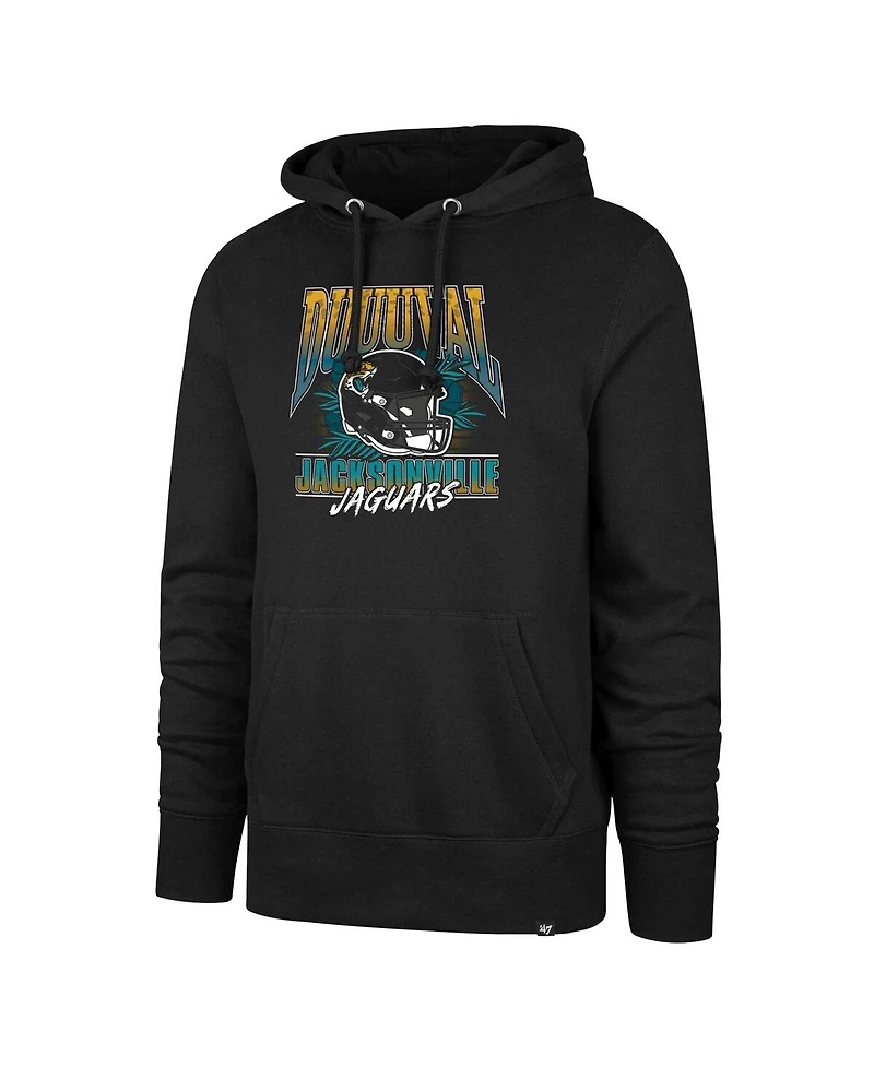 '47 Brand Men's Black Jacksonville Jaguars Regional Headline Pullover Hoodie