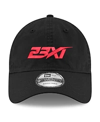 New Era Men's Black 23XI Racing New Logo 9TWENTY Adjustable Hat