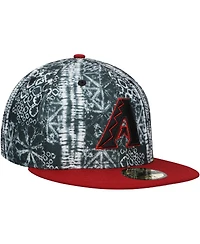 New Era Men's Black Arizona Diamondbacks Sands 59FIFTY Fitted Hat