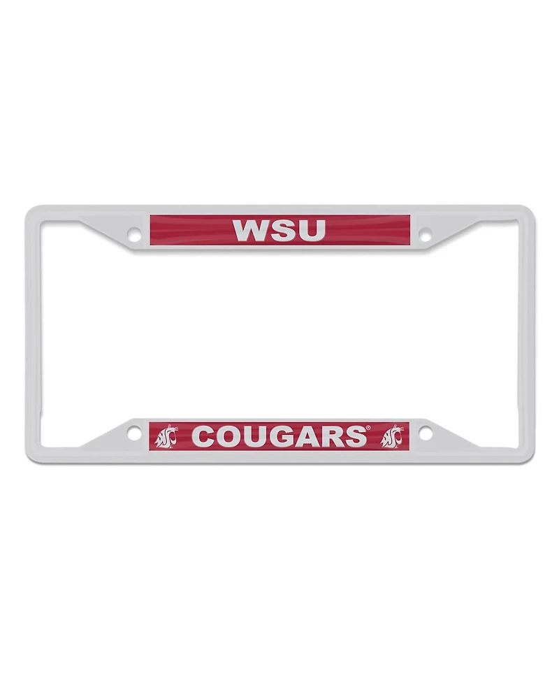 Wincraft Washington State Cougars Chrome Color License Plate Frame
