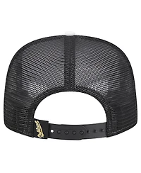 New Era Men's Black Oakland Athletics Checkmate Trucker 9FIFTY Snapback Hat