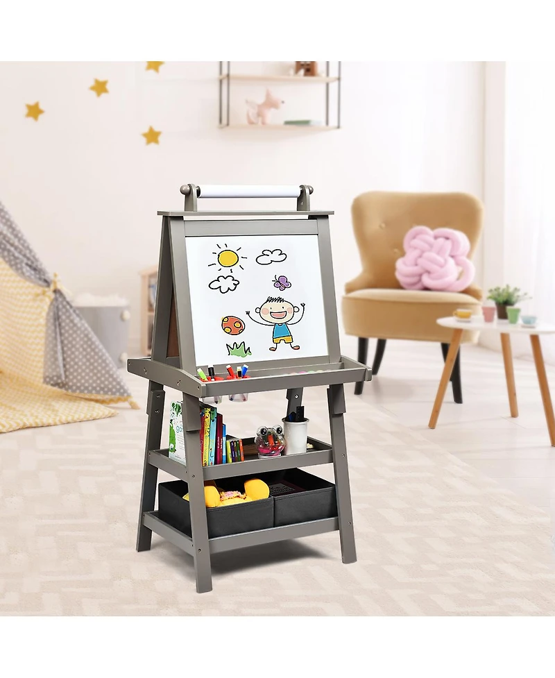 Skonyon 3-in-1 Double-Sided Storage Art Easel