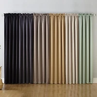 Oslo Theater Grade Extreme 100% Blackout Rod Pocket Curtain Panel