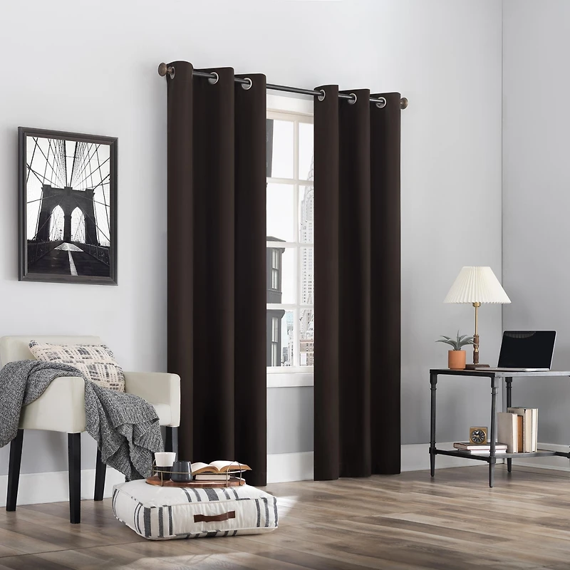 Cyrus Thermal 100% Blackout Grommet Curtain Panel