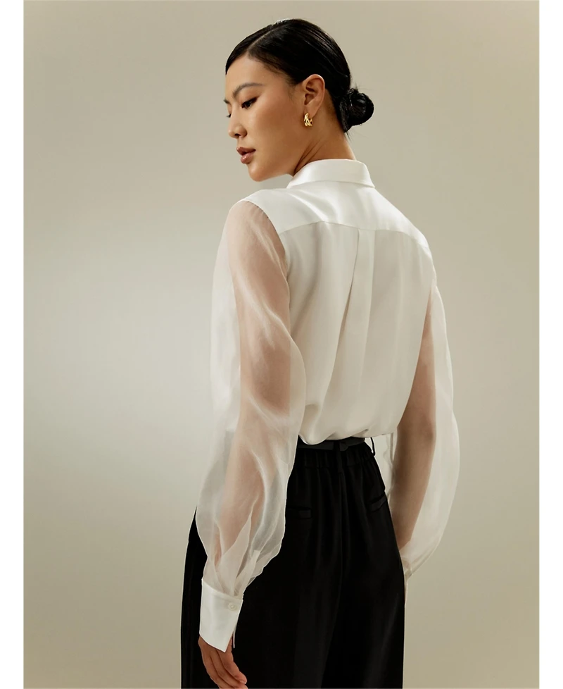 Ethereal Silk Shirt for Women