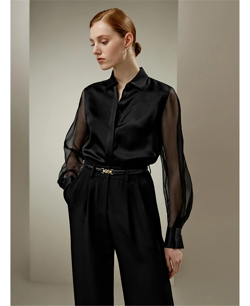 Ethereal Silk Shirt for Women