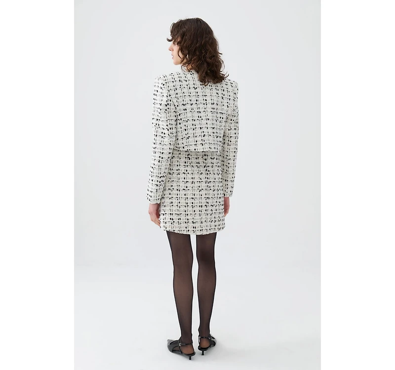 Nocturne Women's Tweed Mini Skirt