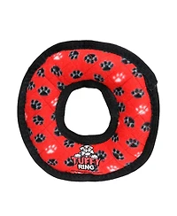 Tuffy Medium Red Ring-Yellow Bone 2 Pack, Dog Toy