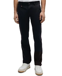 Boss by Hugo Boss Men's Stretch-Cotton Satin Slim-Fit Trousers
