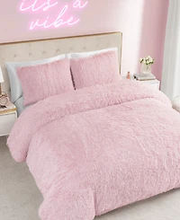 Juicy Couture Shaggy Faux Fur -Pc. Comforter Set