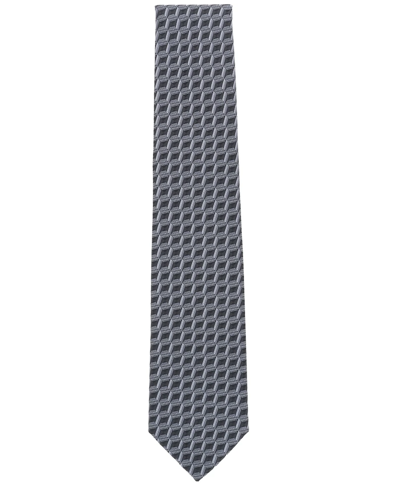 Perry Ellis Men's Barone Geo-Pattern Tie