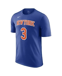 Nike Men's Josh Hart Blue New York Knicks Icon Edition Name Number T-Shirt