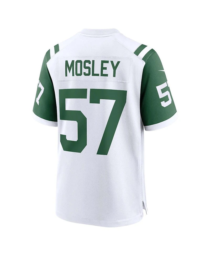 Nike Men's C.j. Mosley White New York Jets Classic Alternate Game Jersey