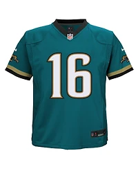 Nike Preschool Trevor Lawrence Teal Jacksonville Jaguars Prowler Throwback Player Game Jersey