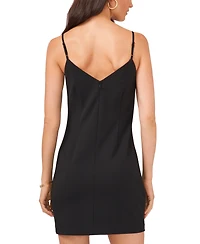 1.state Women's Spaghetti Strap Bodycon Crepe Scuba Dress