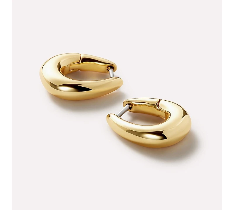 Ana Luisa Gold Huggie Earrings - Amaya